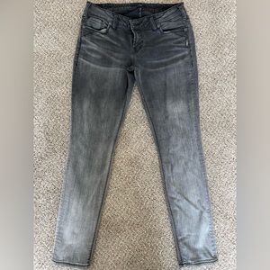 Silver AIKO ombré grey skinny jeans